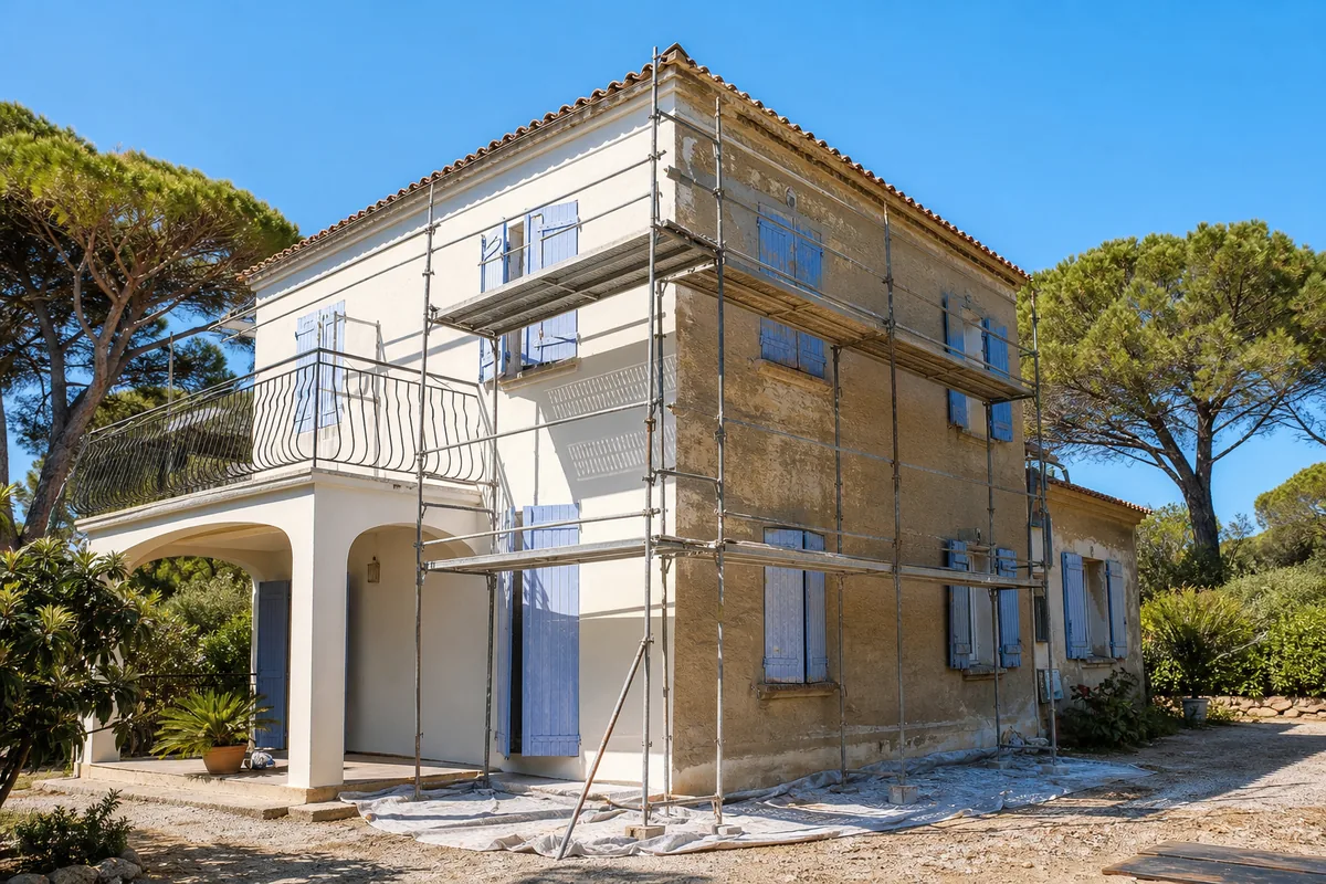 Ravalement et enduit de façade en Hérault et dans le Gard
